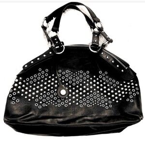 Via Spiga Large Studded Leather Handbag!